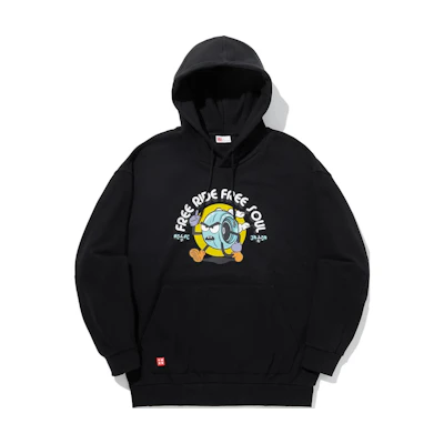 Li-Ning Graphic Print Unisex Hoodie Black - Comfortable & Breathable Fit AWDUB37-3