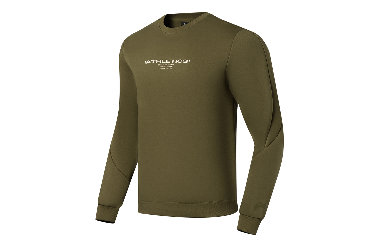 Li-Ning Green Training Series Casual Sports Long Sleeve Sweatshirt AWDSF87-1