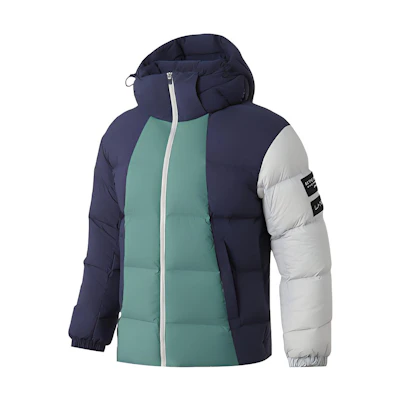 Li-Ning Green Training Series Windproof Warm Down Jacket AYMQ053-2