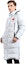 Shop Li-Ning Grey Long Down Jacket Winter Badminton Series Hooded Coat. AYMR113-1