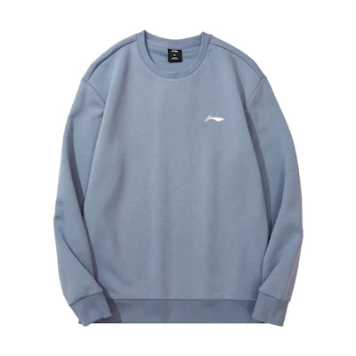 Li-Ning Grey Pullover Sweatshirt - Badminton Series with Logo AWDTD81-5