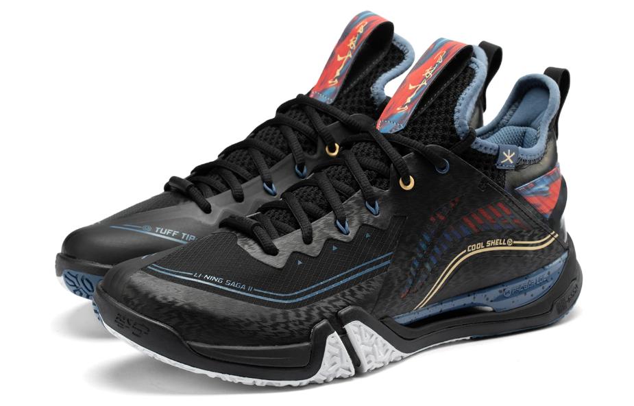 Order Li-Ning Ground Flying 2 Pro 'Hitam Biru' AYAT003-4