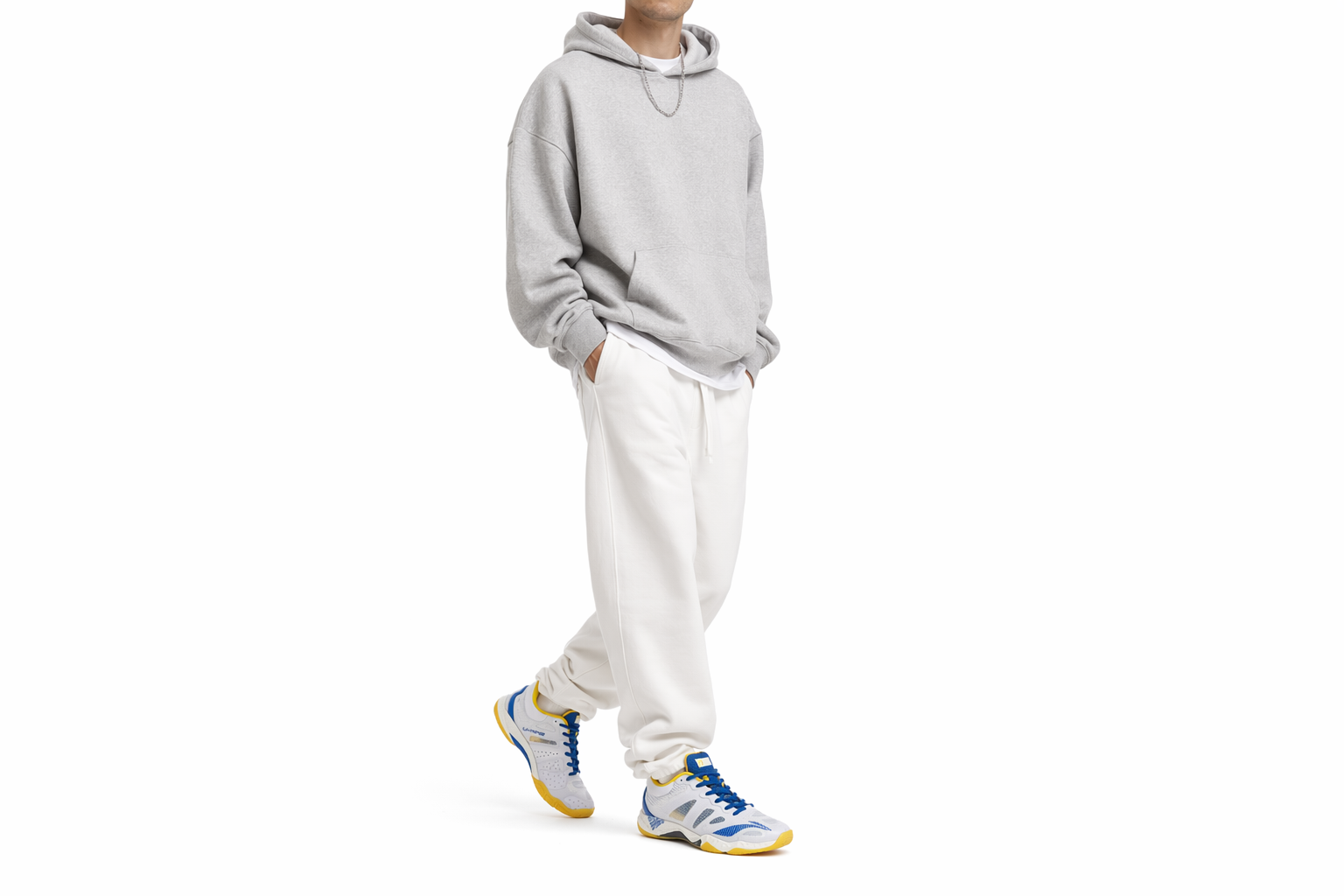 Order Li-Ning Gyrfalcon 4 ''Blanc Bleu Jaune'' AYAR001-2