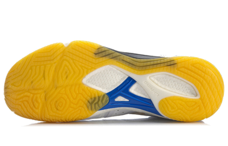 Details for Li-Ning Gyrfalcon 4 ''Blanc Bleu Jaune'' AYAR001-2