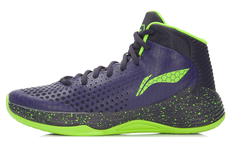 Li-Ning Hacker High 'Purple Green' ABPL019-4