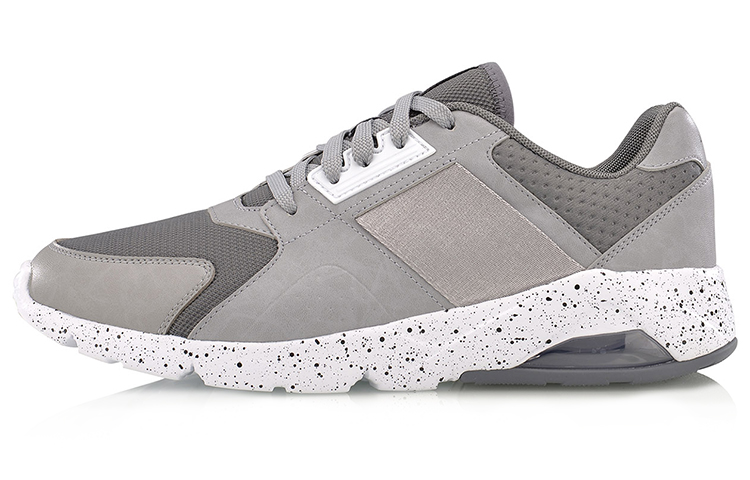 Li-Ning Half Palm Air Cushion Running Shoes 'Grey White' ARLM003-3