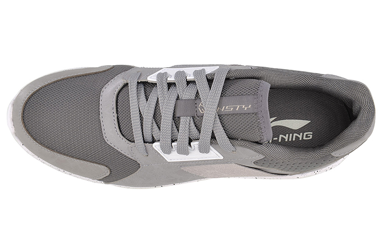 Lookbook Li-Ning Halbhandschuh Luftkissen Laufschuhe ''Grau Weiß'' ARLM003-3