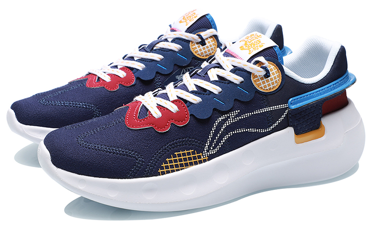 Lookbook Li-Ning Happy ''Bleu Foncé Blanc'' ARHR043-5