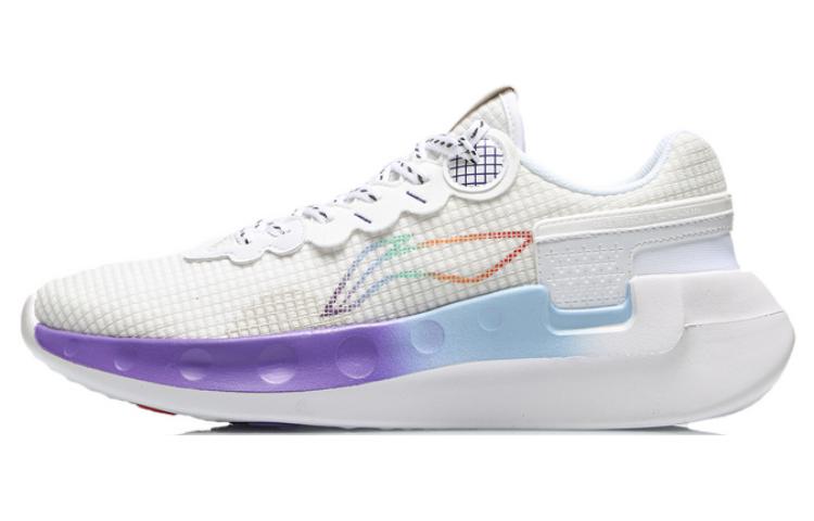 Li-Ning Happy Marathon Running Shoes 'White Purple' ARHT041-1
