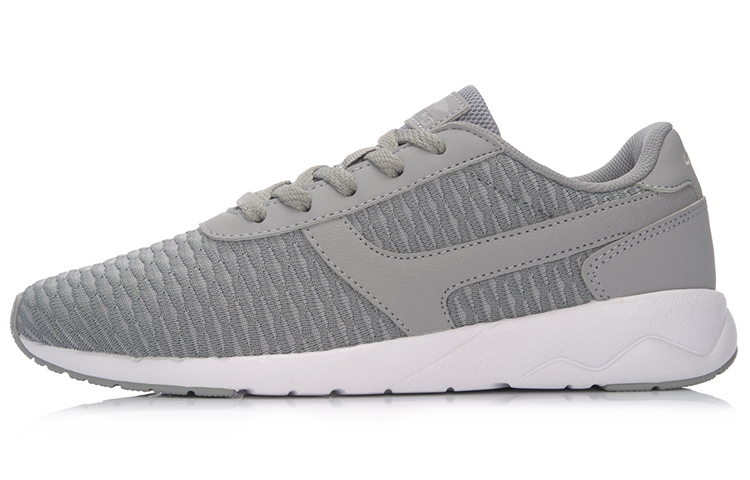 Li-Ning Heather Low-Top Runner 'Grey White' ARCM003-2