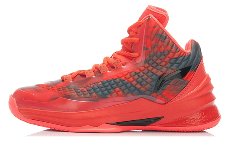 Li-Ning High-Top Basketball 'Red Black' ABAK003-5