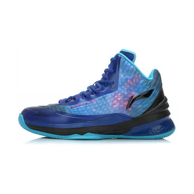 Li-Ning High-Top Basketball Shoes 'Blue Black'