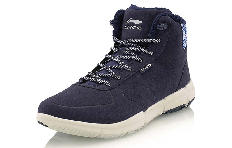 Lookbook Li-Ning High-Top Casual 'Deep Blue' ACGL107-3