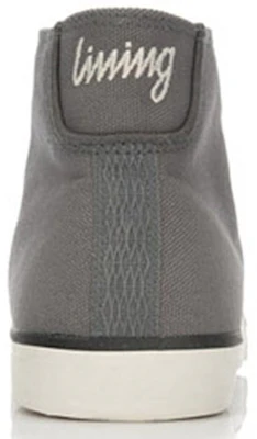 Li-Ning High-Top Casual 'Grey White' ALAL103-3 Shop Li-Ning High-Top Casual 'Grey White' ALAL103-3