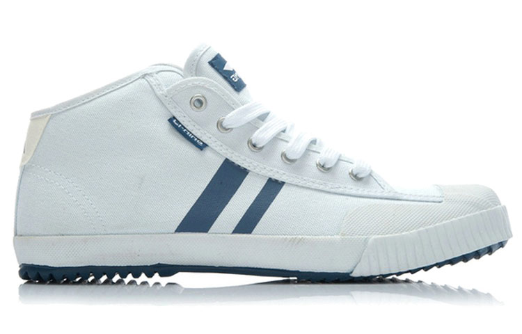 Order Li-Ning High-Top Casual 'White Deep Blue' ALKJ013-1