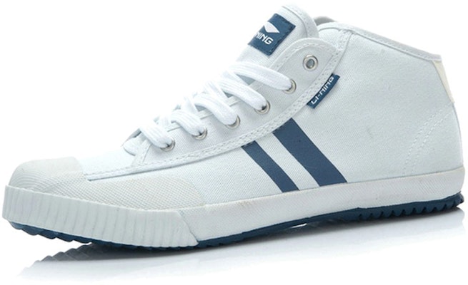 Li-Ning Kasut Tinggi Kasual 'Putih Biru Gelap' ALKJ013-1 Lookbook Li-Ning Kasut Tinggi Kasual 'Putih Biru Gelap' ALKJ013-1