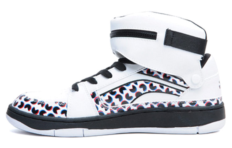 Li-Ning High-Top Casual Running Sneakers 'Black White' ALCF247-1