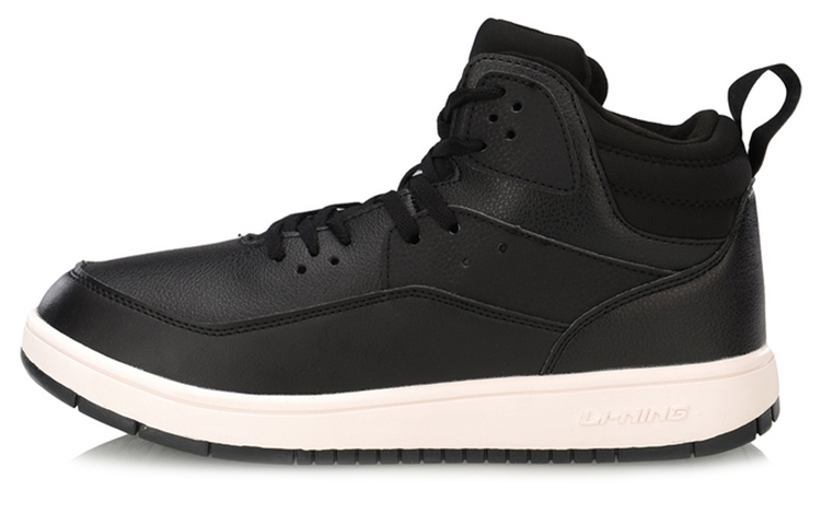 Li-Ning High-Top Casual Skate Shoes 'Black' AGCN143-1