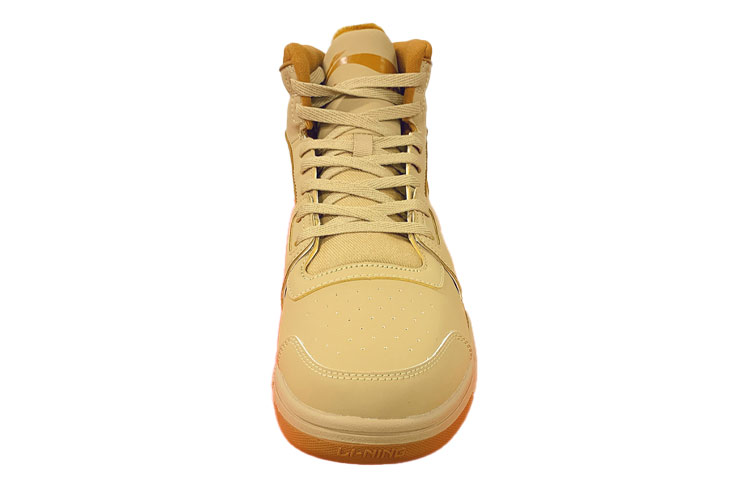 Lookbook Li-Ning High-Top Casual Sneaker 'Brown' AGBP081-4