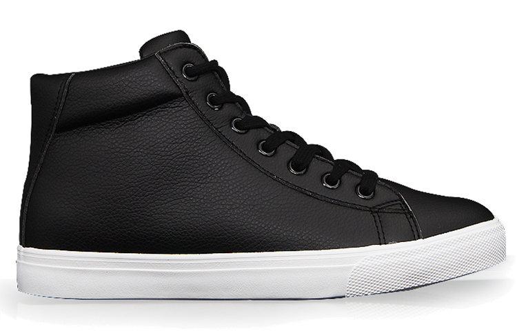 Order Li-Ning High-Top Casual Sneakers 'Black White' AGCN371-1