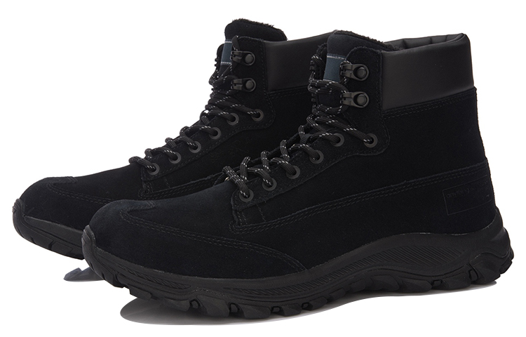 Lookbook Kasut Lari Fesyen Li-Ning High-Top 'Hitam' AGLM159-2
