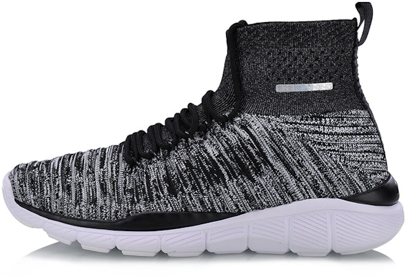 李宁高帮针织灵活训练鞋 '黑白' AFHN013-1 Buy 李宁高帮针织灵活训练鞋 '黑白' AFHN013-1