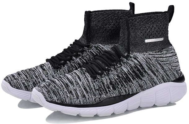 李宁高帮针织灵活训练鞋 '黑白' AFHN013-1 Lookbook 李宁高帮针织灵活训练鞋 '黑白' AFHN013-1