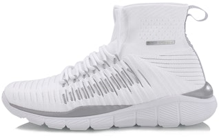 Li-Ning High-Top Knit Flexible Training 'White Grey' AFHN013-3 Li-Ning High-Top Knit Flexible Training 'White Grey' AFHN013-3