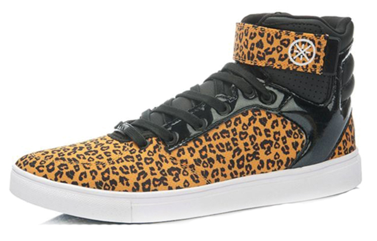 Lookbook LiNing李寧 耐磨 高筒 復古籃球鞋 男款 黑黃