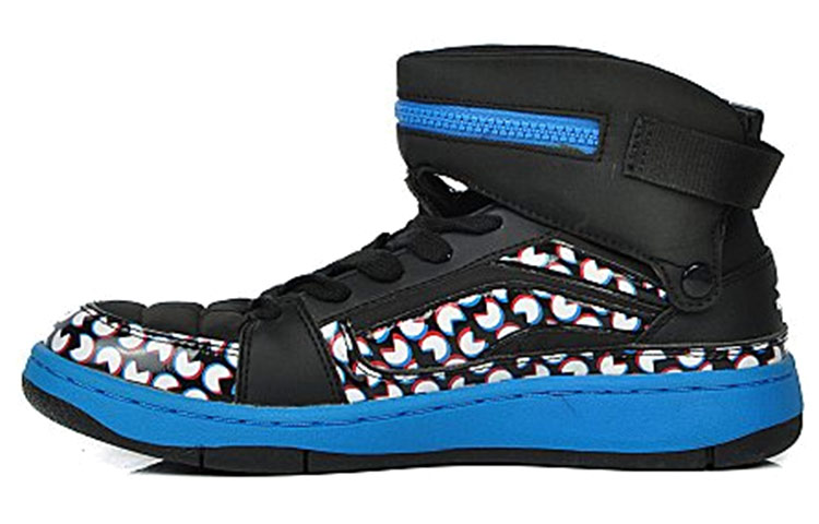 Li-Ning High-Top Running Sneaker 'Black Blue' ALCF247-2