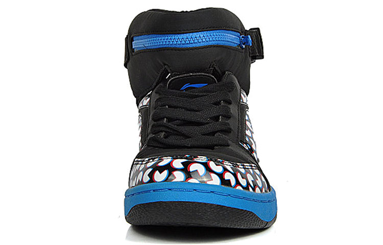 Lookbook Zapatillas Altas de Running Li-Ning 'Negro Azul' ALCF247-2