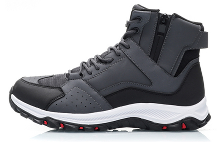 Li-Ning High-Top Trail Running Sneaker 'Cold Ebony Black' ARDP019-2