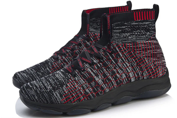 리닝 블랙 하이탑 트레이닝화 (Li-Ning Black High-top Training Shoes) AFJN009-1 Shop 리닝 블랙 하이탑 트레이닝화 (Li-Ning Black High-top Training Shoes) AFJN009-1