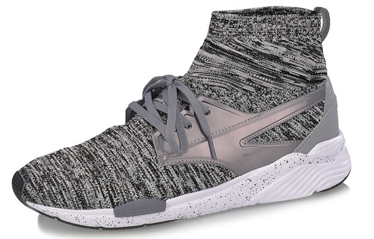 Lookbook Scarpe da Corsa Alte Li-Ning ''Grigio Bianco Nero'' AGLM181-3