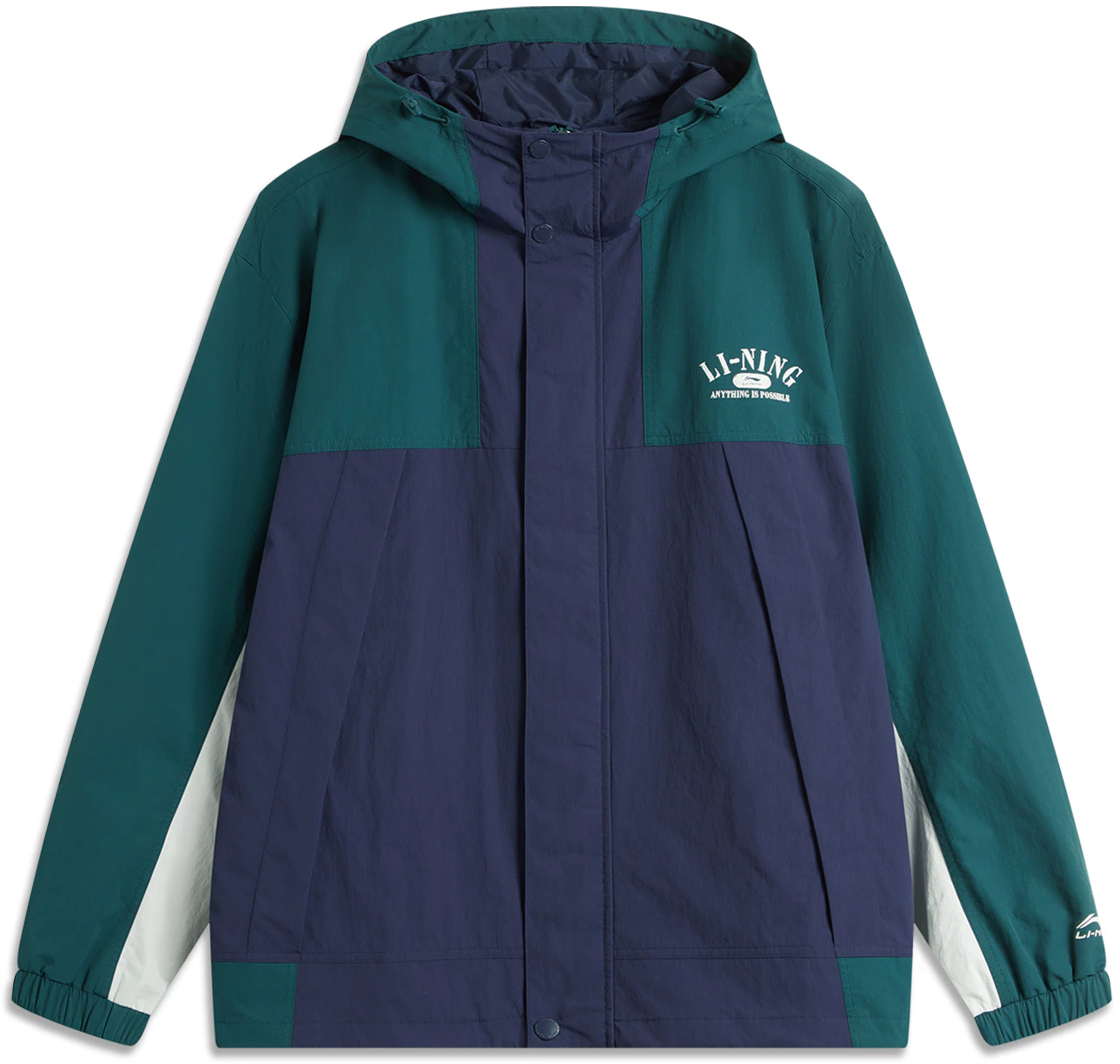 li-ning-hooded-retro-windbreaker-blue-white-water-weather-resistant-unisex-afdu-927-1