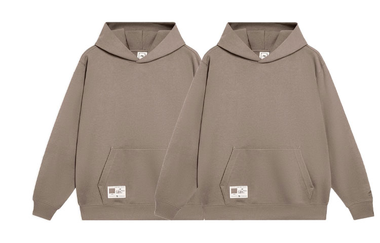Li-Ning Hoodie 2-Pack Reindeer Brown - Sports & Urban Logo Design AWDT069-7-2-PACK