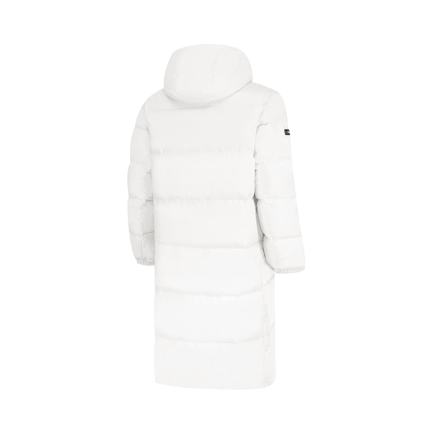 Lookbook 李寧火鍋系列標誌長版羽絨外套 多巴胺暖感連帽衫 AYMT257-2