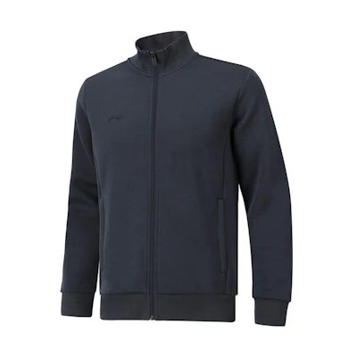 Li-Ning Ink Gray Zip Jacket Casual Series with Solid Logo AWDSF15-7