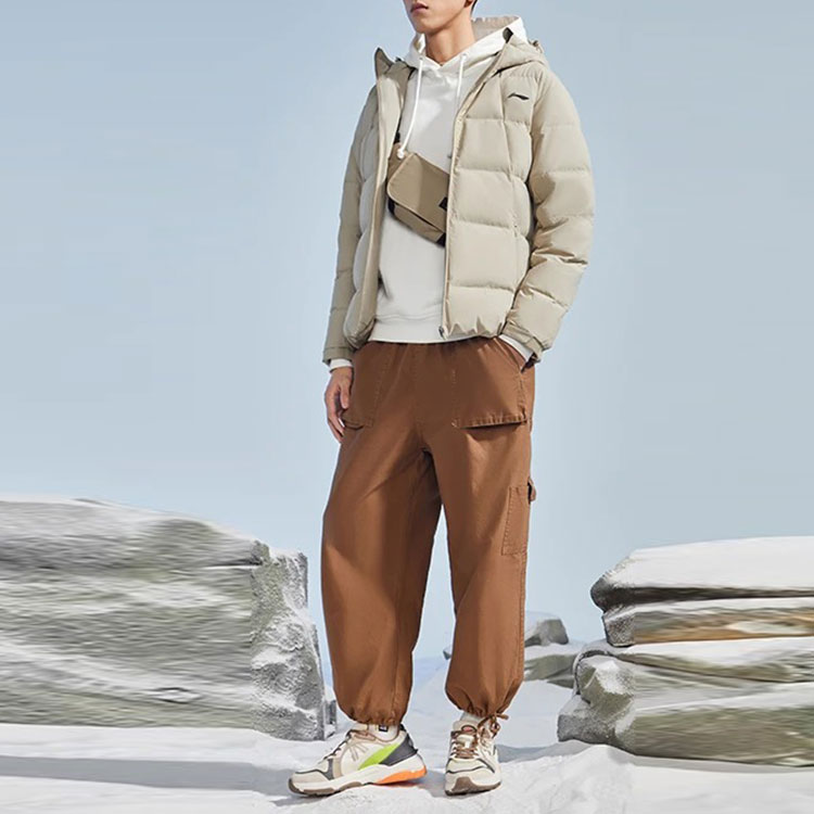 Li-Ning Insulated Down Jacket Khaki Color AYMQ055-10 圖 4