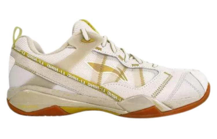 Order LiNing李寧 無敵號ACE 舒適百搭 減震防滑 低幫 羽毛球鞋 男款 白金色