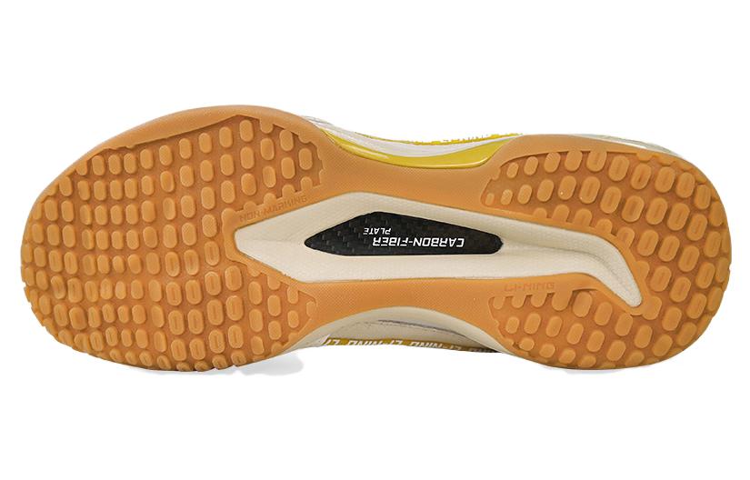 Shop LiNing李寧 無敵號ACE 舒適百搭 減震防滑 低幫 羽毛球鞋 男款 白金色