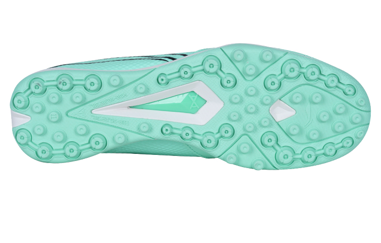 Shop LiNing李寧 碎釘 人造草地 天然草地 耐磨防滑減震 足球鞋 男款 冰綠色