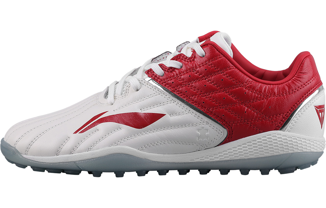 Li-Ning Iron Series 'Kangaroo Leather TF Grey Red' ASTN001-1