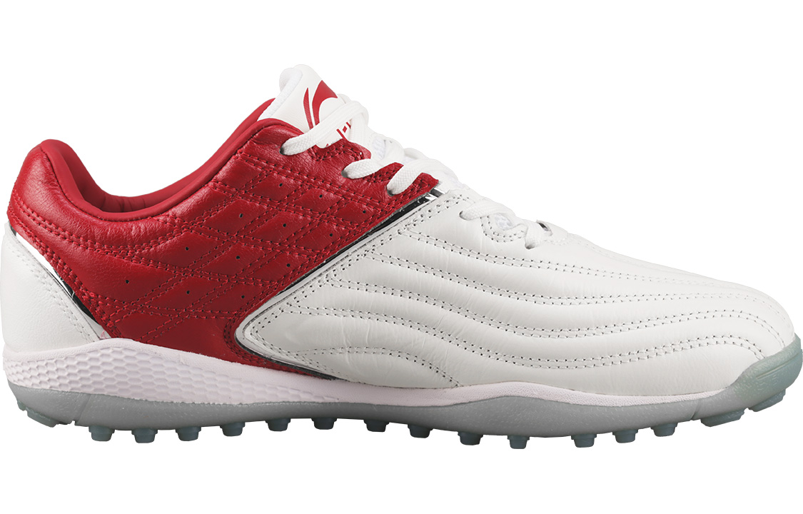 Order LiNing李寧 鐵系列 袋鼠皮TF破片足球鞋 灰紅