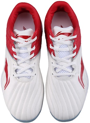 Li-Ning Siri Iron 'Kulit Kanguru TF Kelabu Merah' ASTN001-1 Shop Li-Ning Siri Iron 'Kulit Kanguru TF Kelabu Merah' ASTN001-1