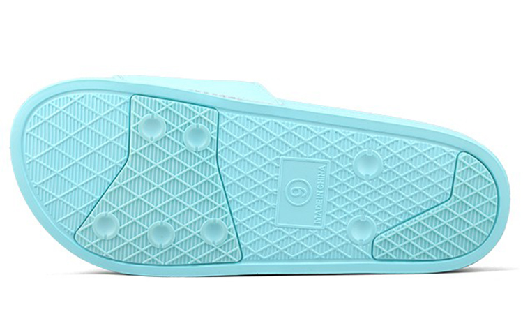 Shop 李宁鐵系列運動休閒拖鞋 男女同款 島嶼藍