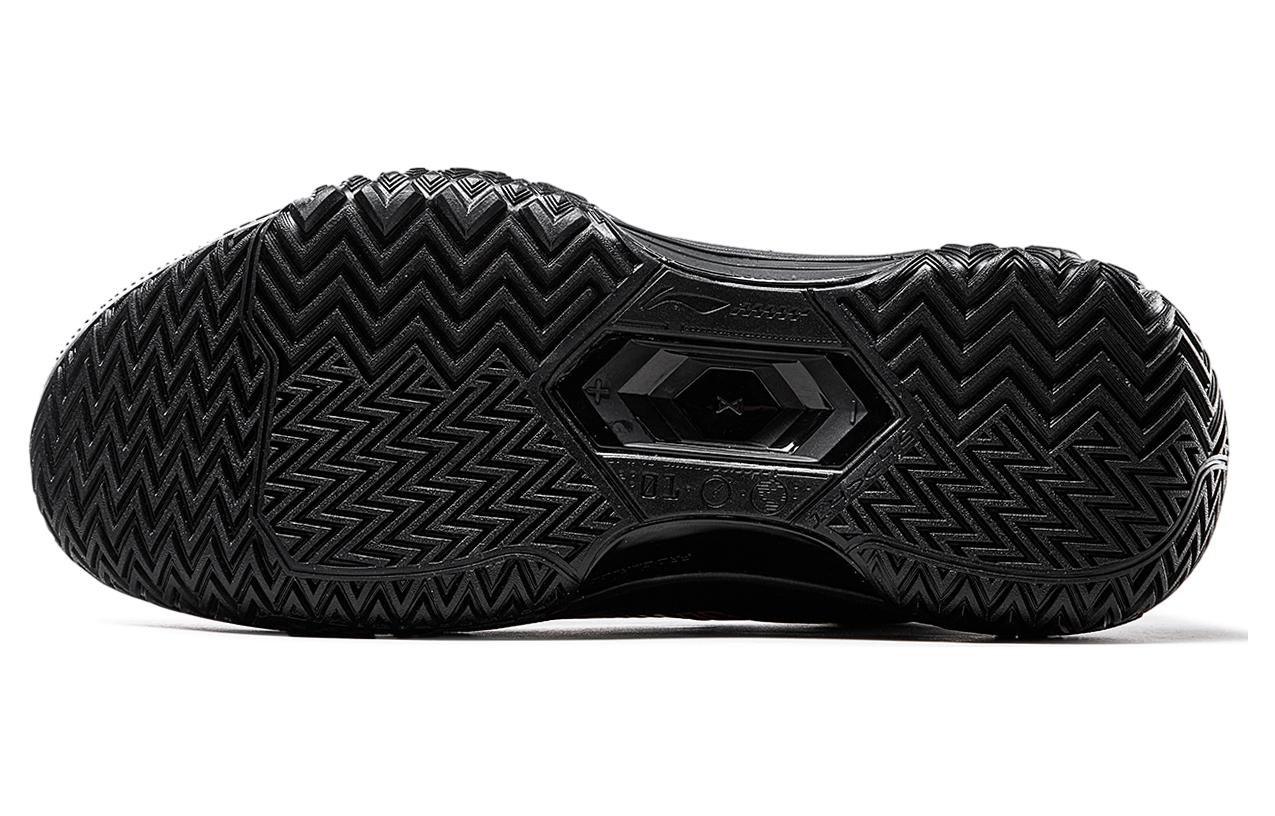 Sizing LiNing李寧 桀驕 黑色煉獄 繅 高耐磨 回彈透氣減震防滑 高筒 戶外實戰籃球鞋 男款 黑色