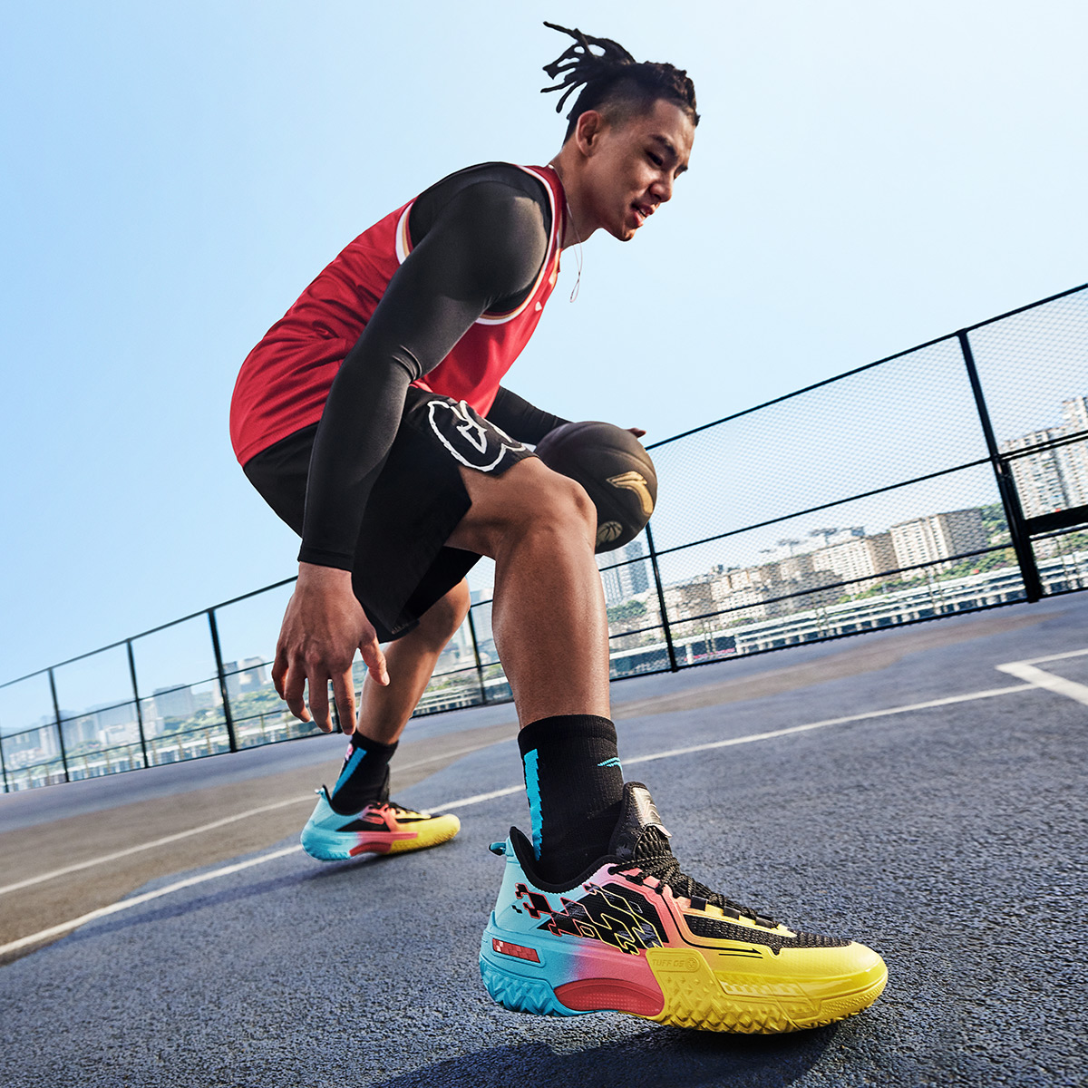 Sizing Li-Ning Jie Ao Low 'Quenching' Sneakers ABFU019-5