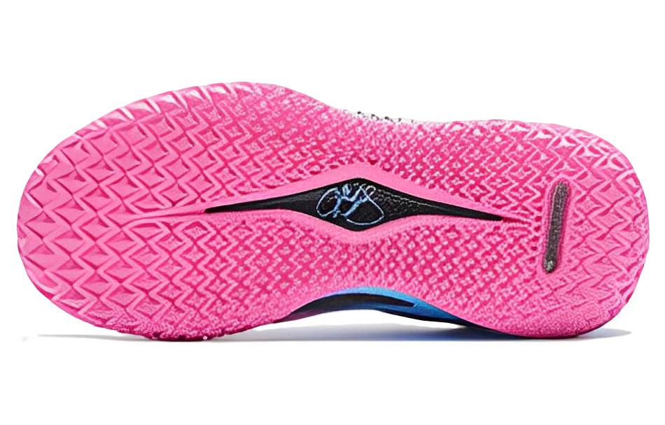 Shop LiNing李寧 JB1 吉米巴特勒一代 一體織䨻絲高回彈 減震防滑耐磨 低筒 實戰籃球鞋 黑紫 黑南海岸