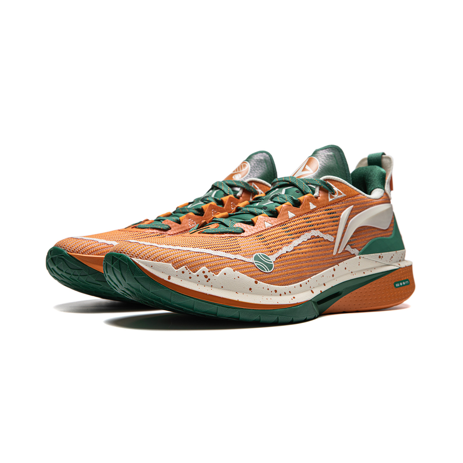 Lookbook 李宁 JB2 紅土 巴特勒二代 碳䨻一體 高回彈 減震防滑耐磨透氣輕便回彈 低幫 籃球鞋 男款 橙白色